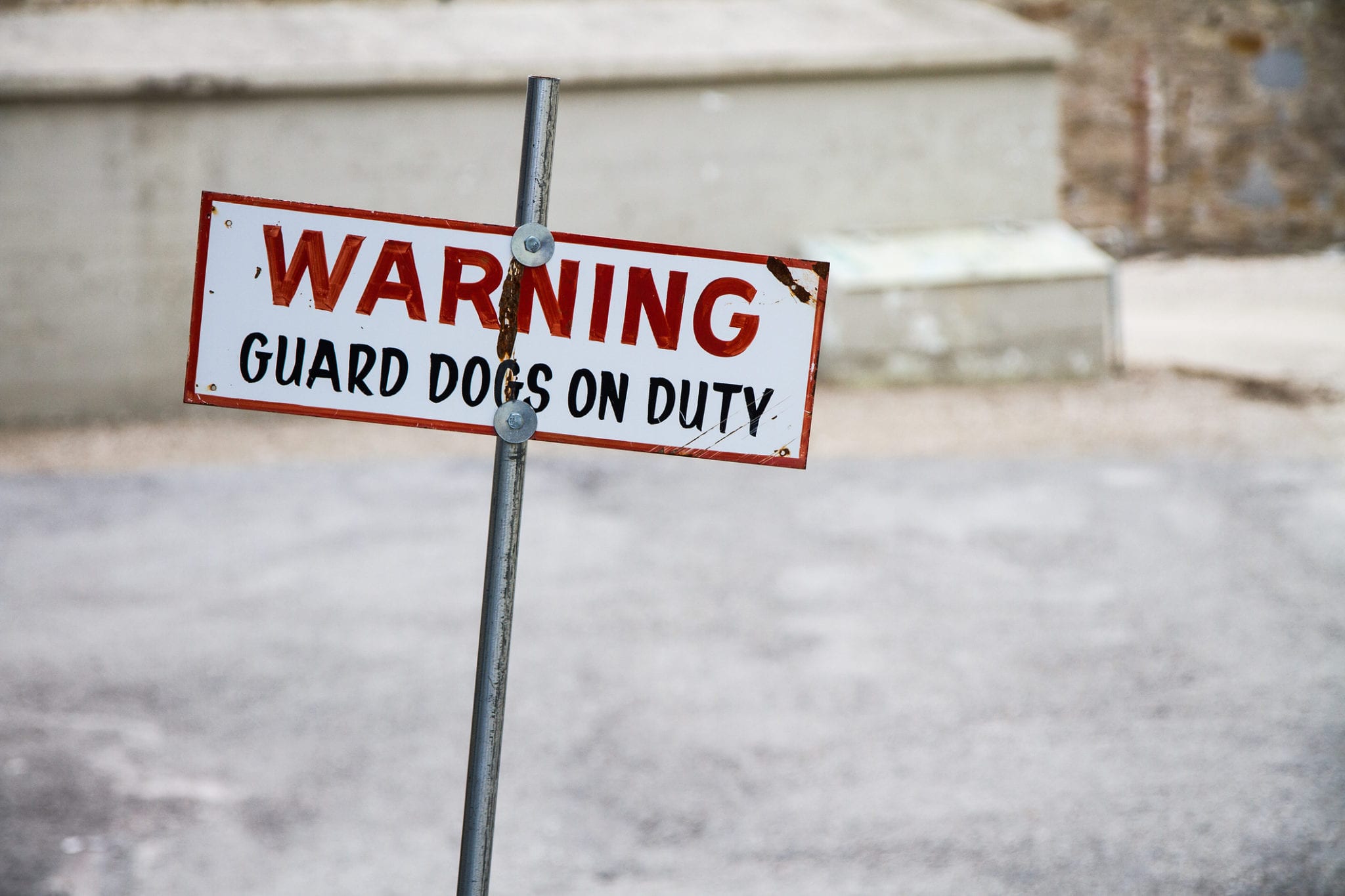garage and towing liability guard dogs