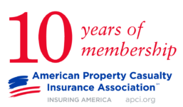 APCIA anniversary medallion 10yr Prime Insurance Company has been a member of APCIA for over 10 years
